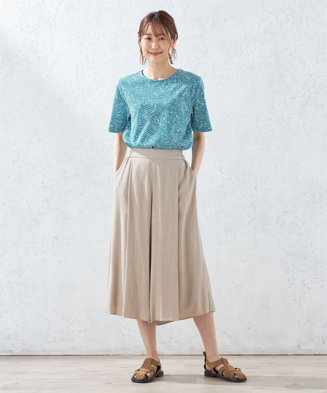 DECOY 【接触冷感】エスニックプリントプルオーバー_sub_7