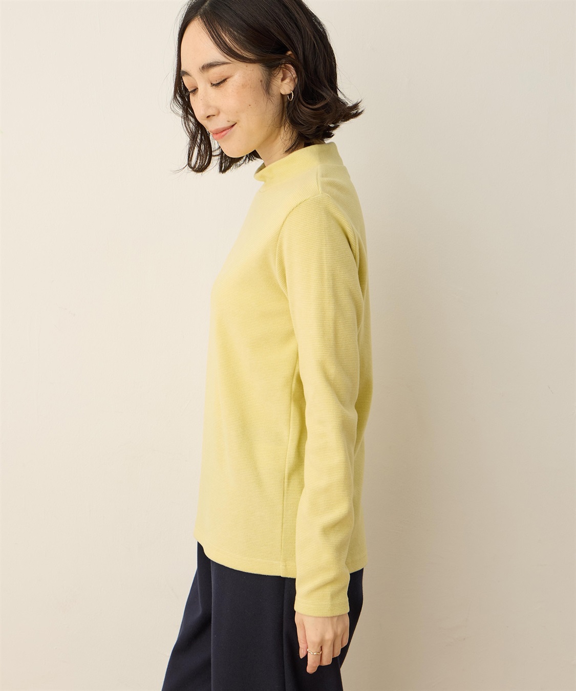 DECOY 【シアバター配合】ハイネックカットプルオーバー_sub_1