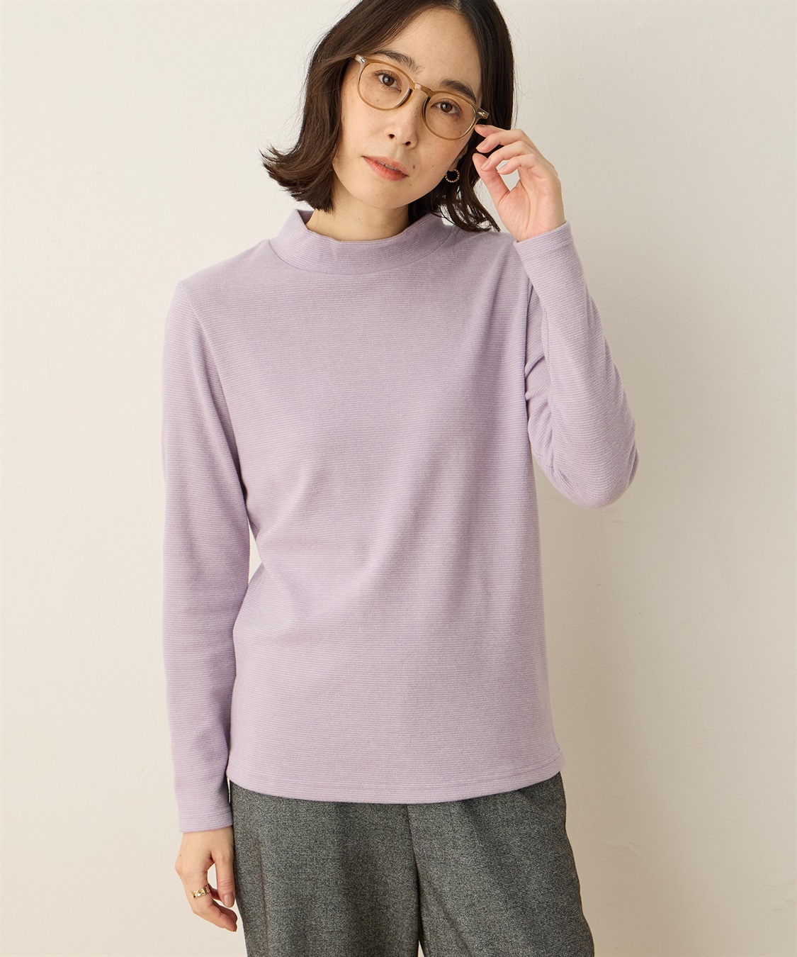 DECOY 【シアバター配合】ハイネックカットプルオーバー_sub_4