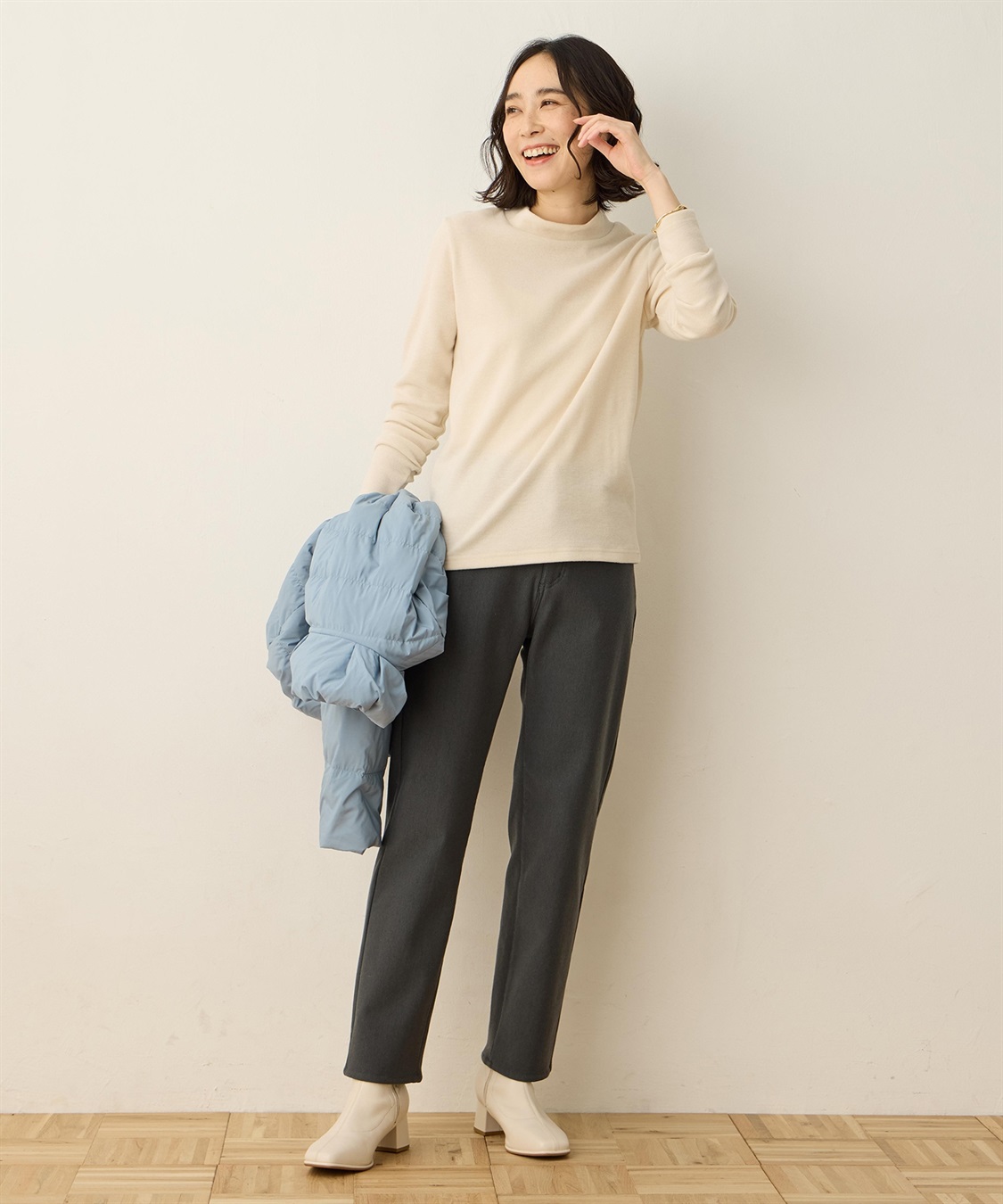 DECOY 【シアバター配合】ハイネックカットプルオーバー_sub_8