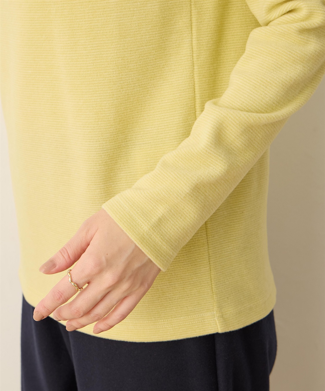 DECOY 【シアバター配合】ハイネックカットプルオーバー_sub_12