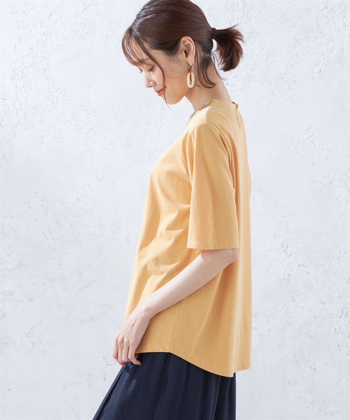 DECOY 【接触冷感】フロント刺しゅうプルオーバー_sub_1