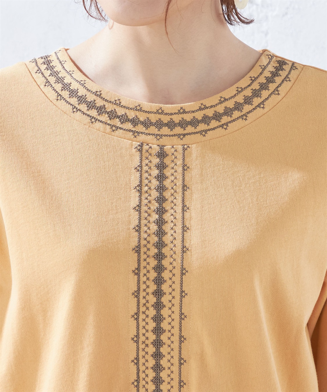 DECOY 【接触冷感】フロント刺しゅうプルオーバー_sub_3