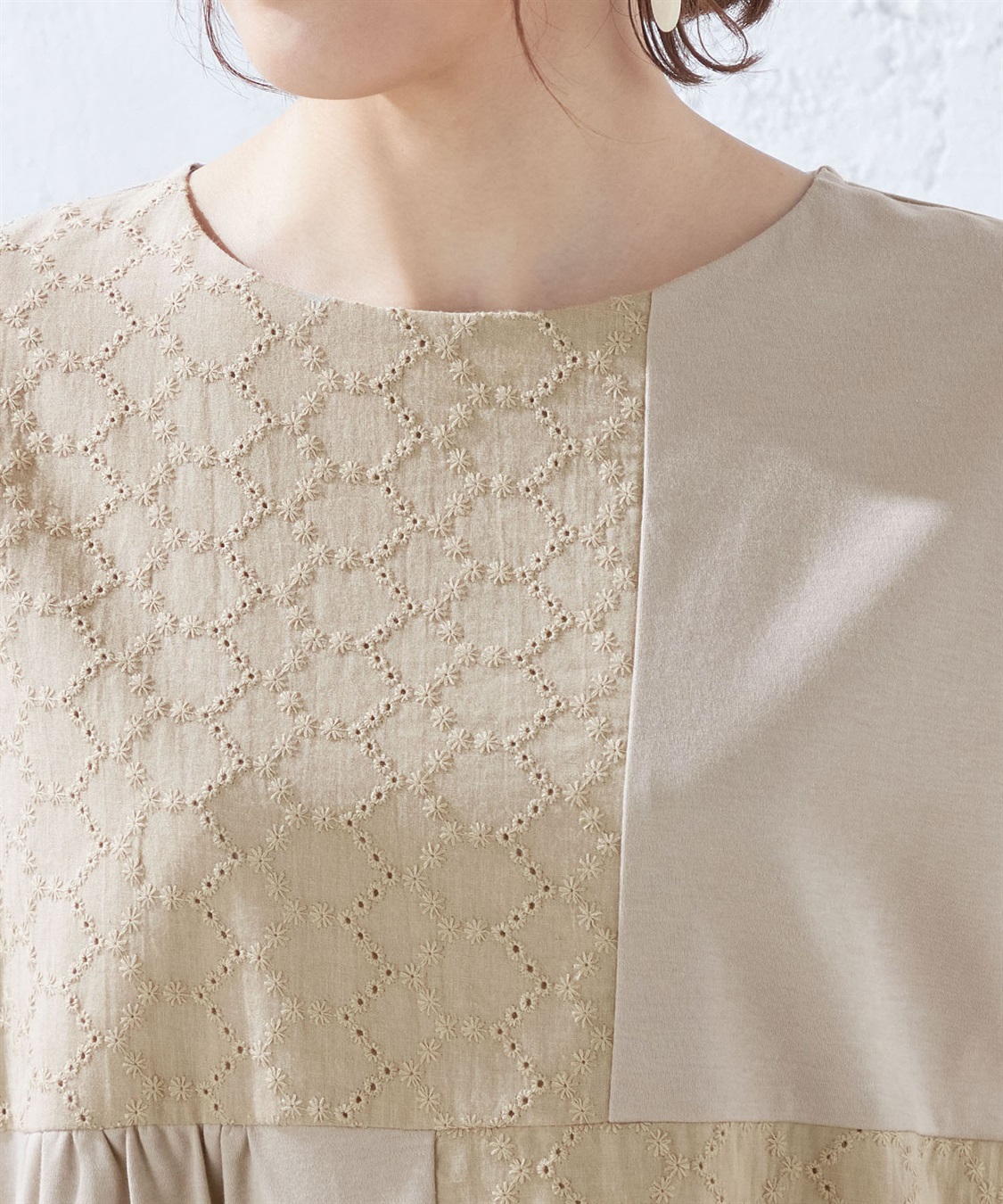 DECOY 刺しゅう切替プルオーバー_sub_3