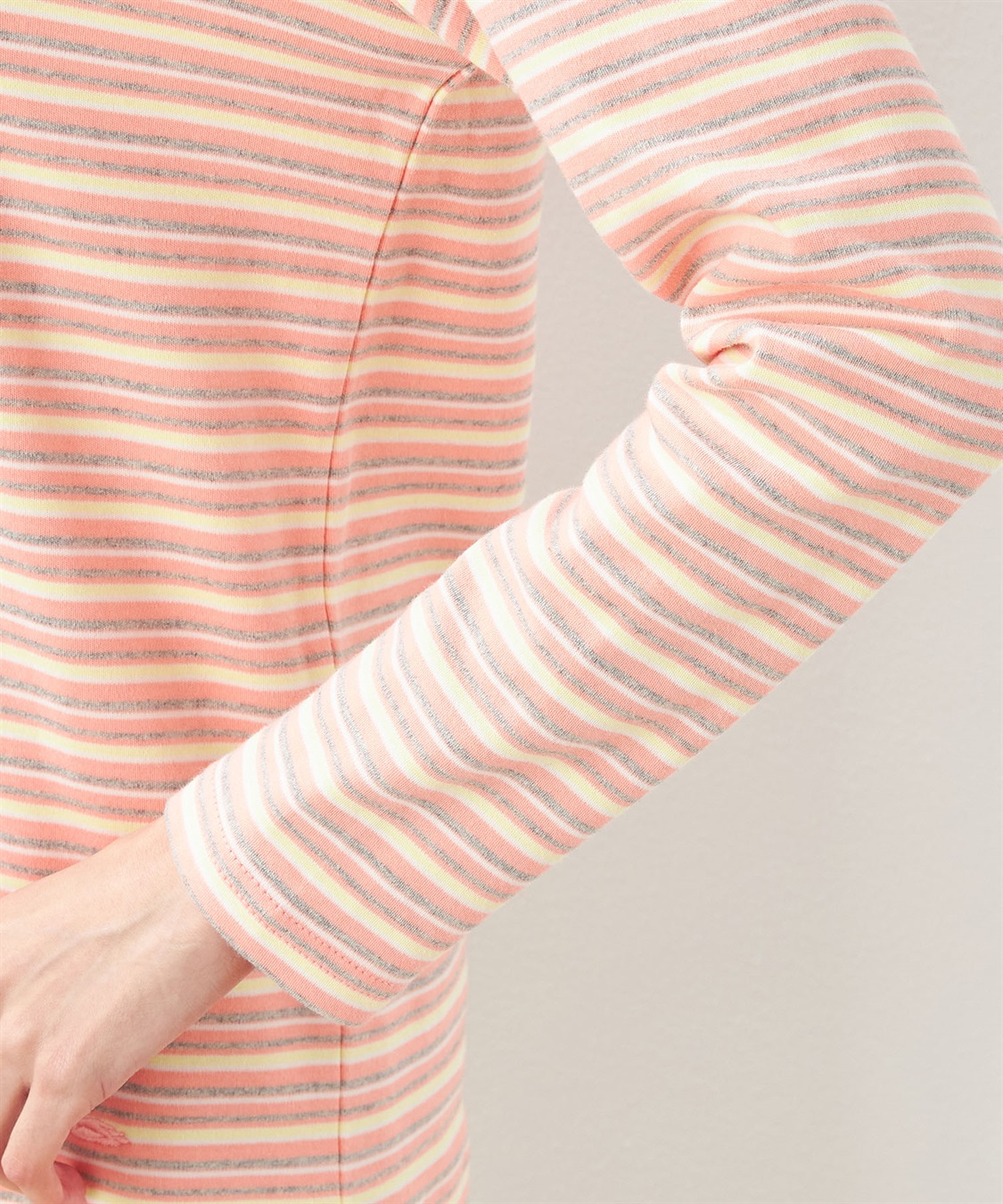 DECOY 【オーガニックコットン】スムースボーダーTシャツ_sub_4