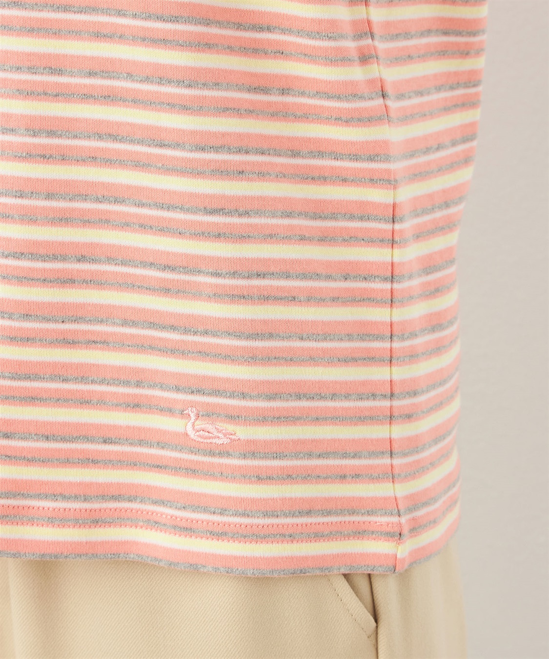 DECOY 【オーガニックコットン】スムースボーダーTシャツ_sub_5