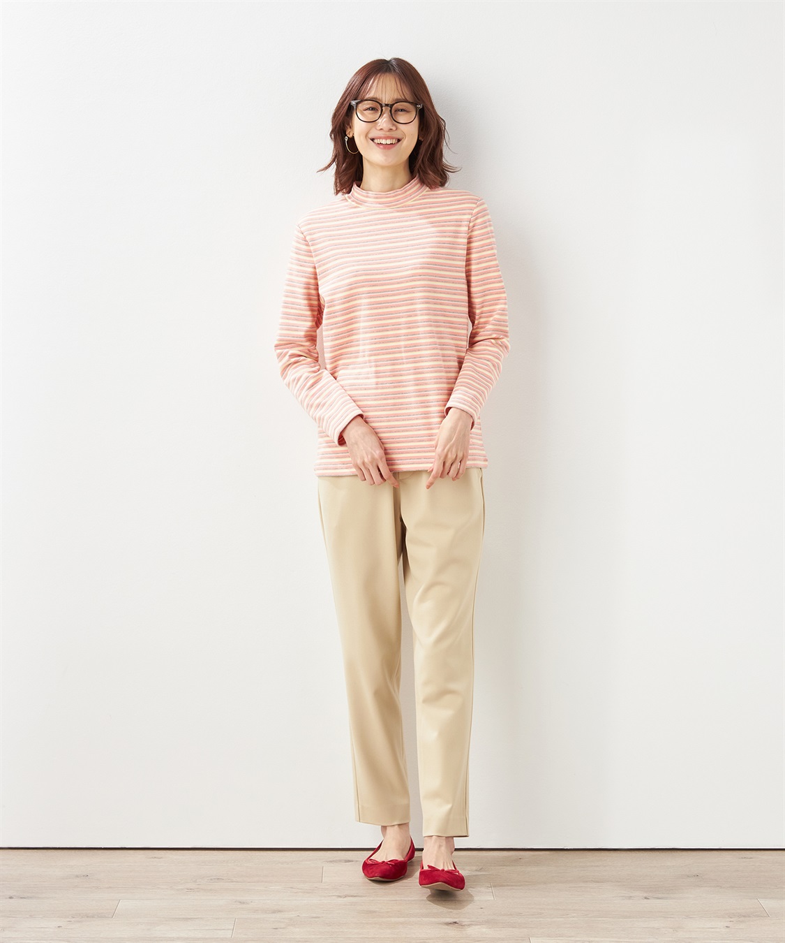 DECOY 【オーガニックコットン】スムースボーダーTシャツ_sub_7