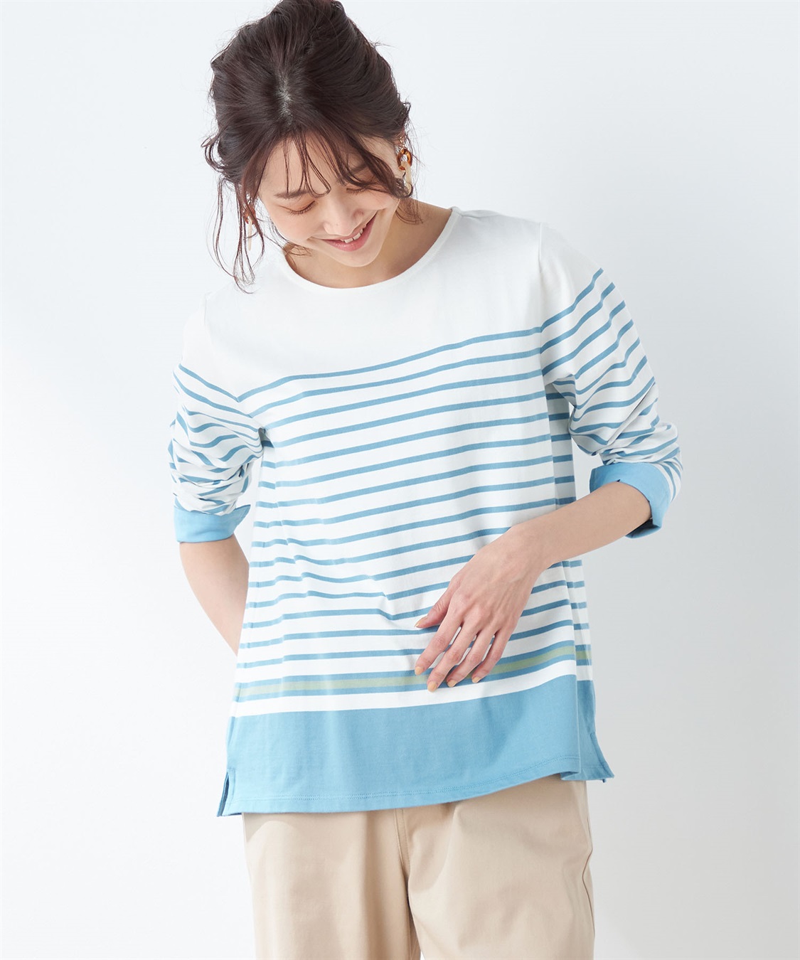 DECOY パネルボーダープルオーバー_sub_1