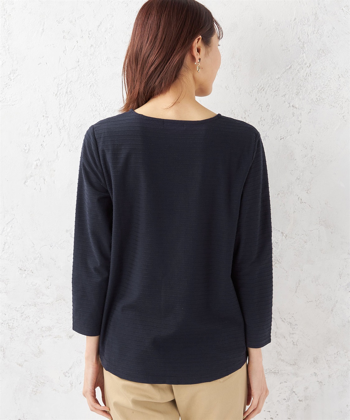 DECOY オーガニックコットンジャガード編みプルオーバー_sub_2