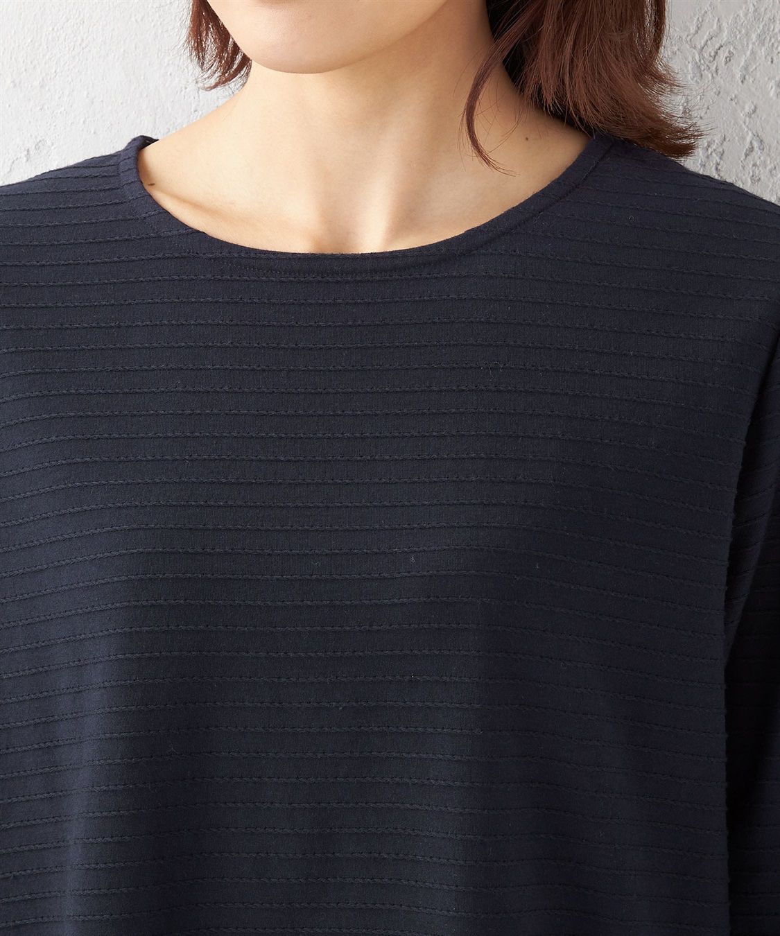 DECOY オーガニックコットンジャガード編みプルオーバー_sub_3