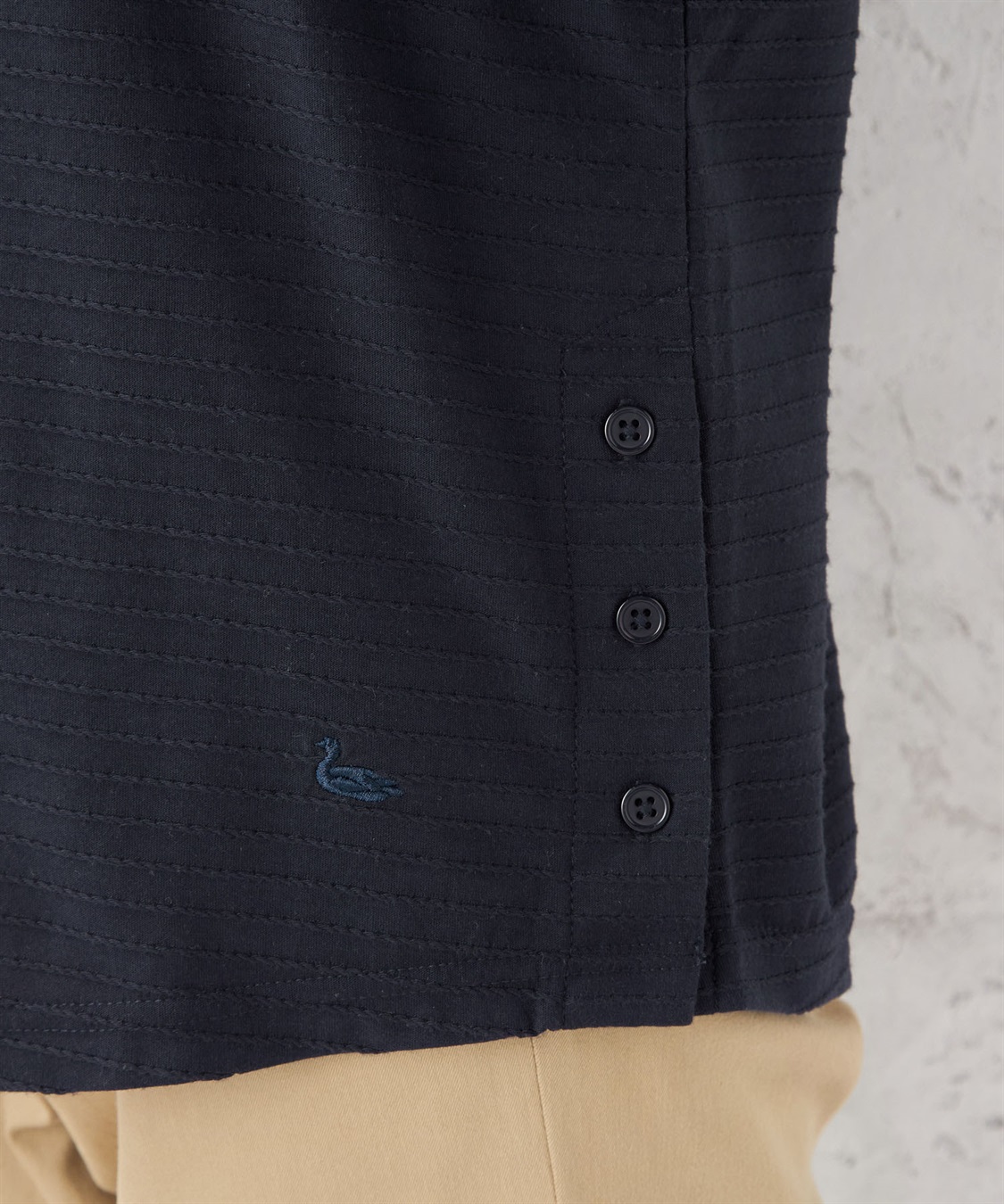 DECOY オーガニックコットンジャガード編みプルオーバー_sub_5