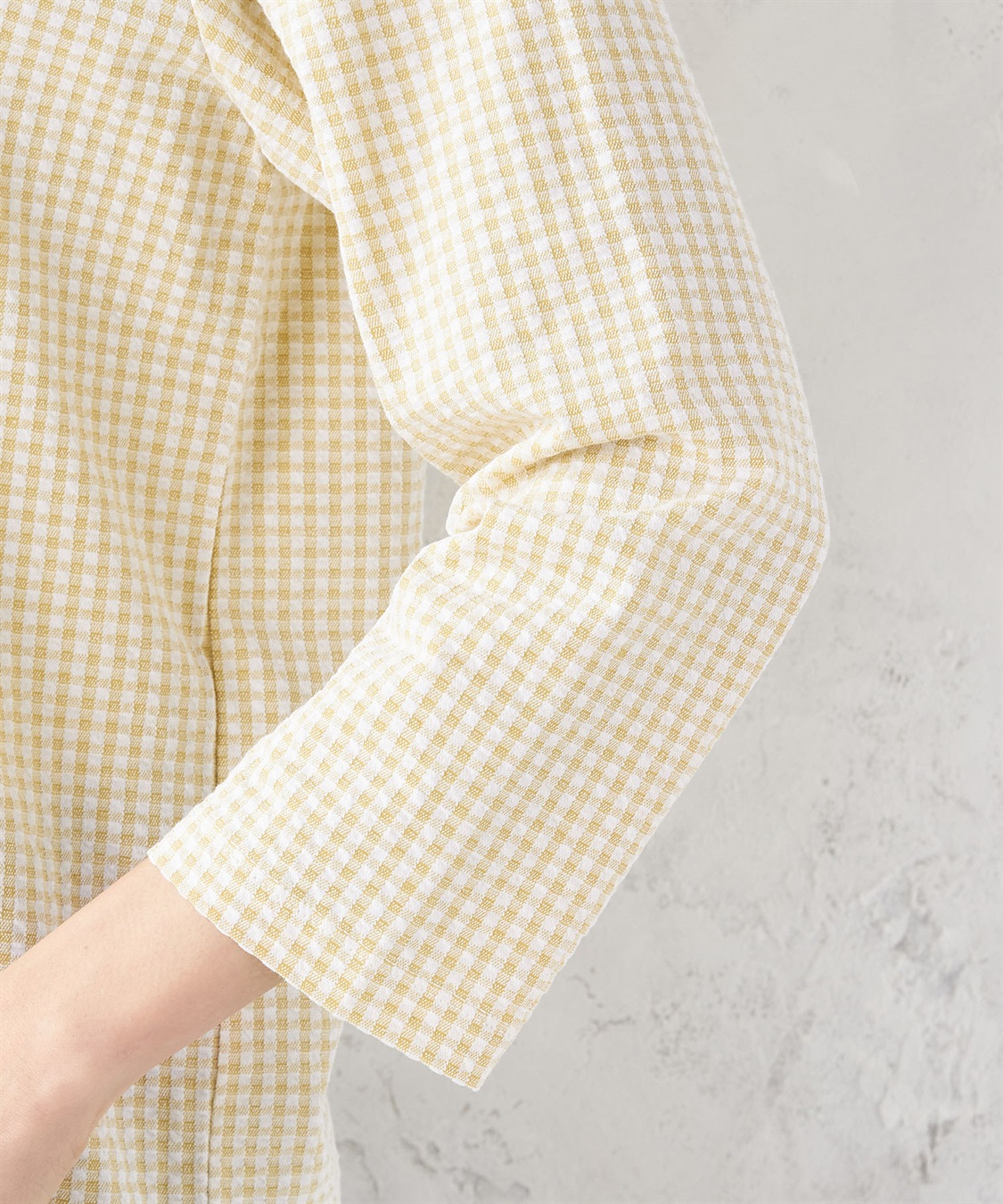 DECOY ギンガムサッカーハイネックプルオーバー_sub_5