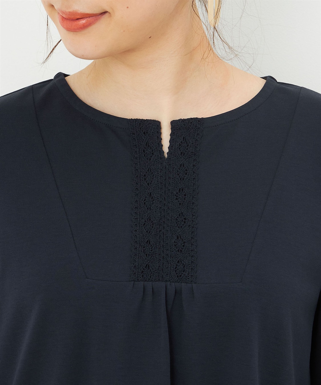 DECOY 【接触冷感】【UV対策】ひやさらコットンキーネックチュニック_sub_3