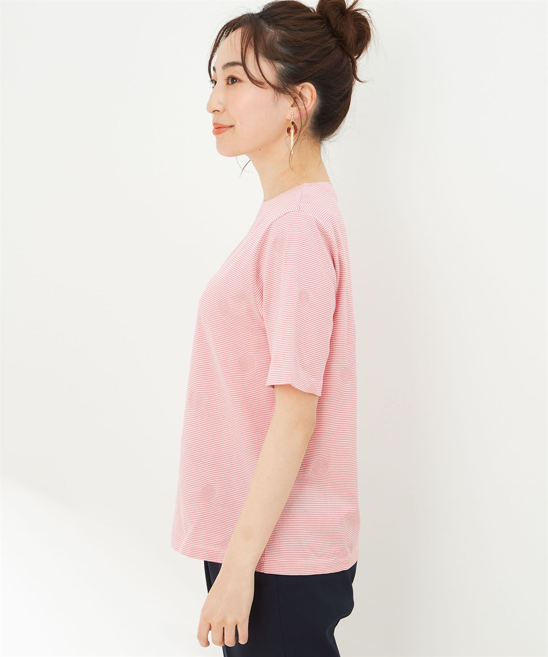 DECOY オーガニックコットンハイネックTシャツ_sub_1