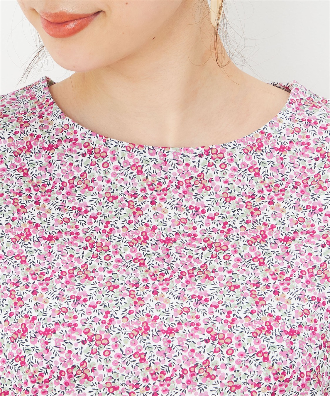 DECOY リバティプリントプルオーバー_sub_4