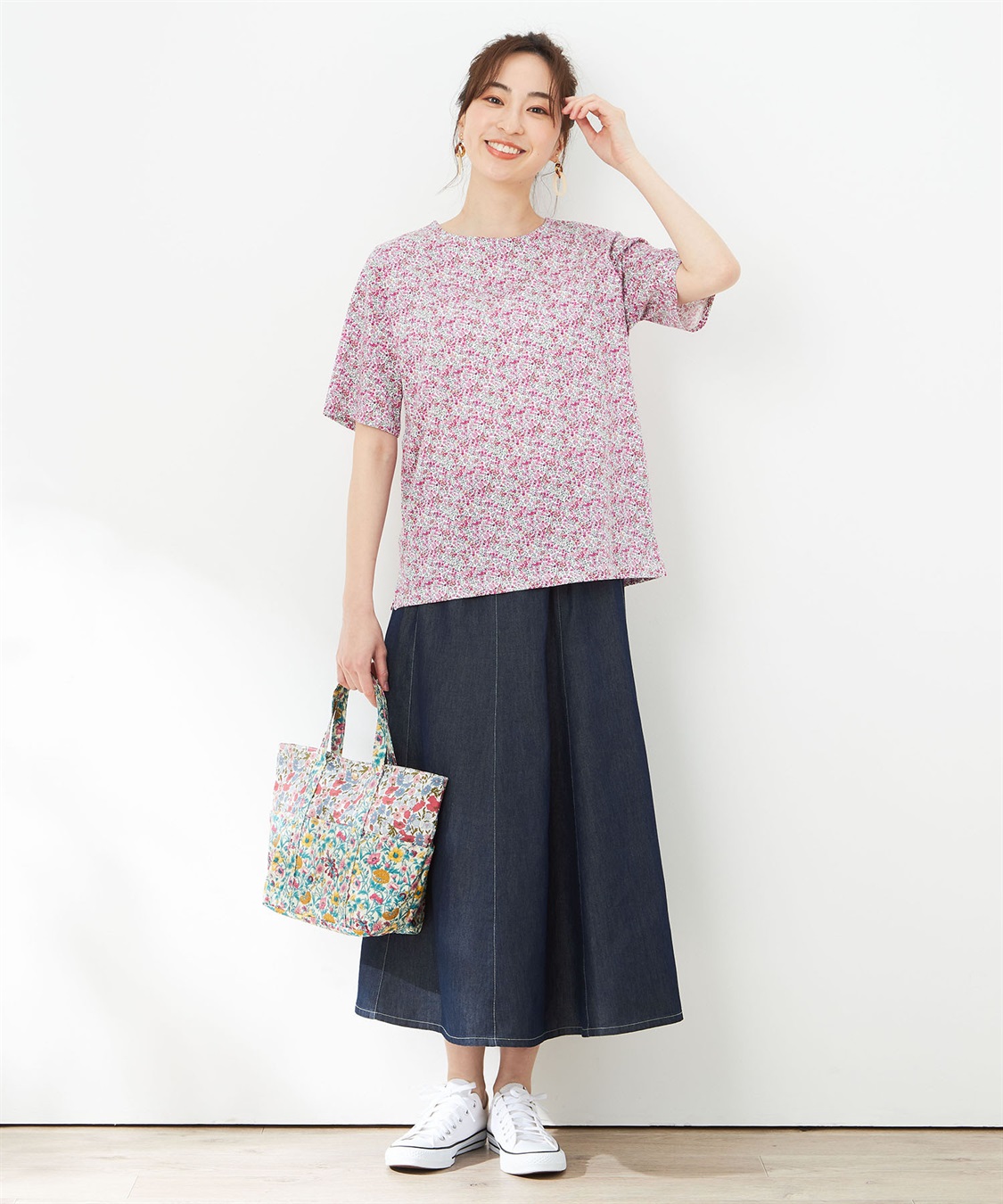 DECOY リバティプリントプルオーバー_sub_8