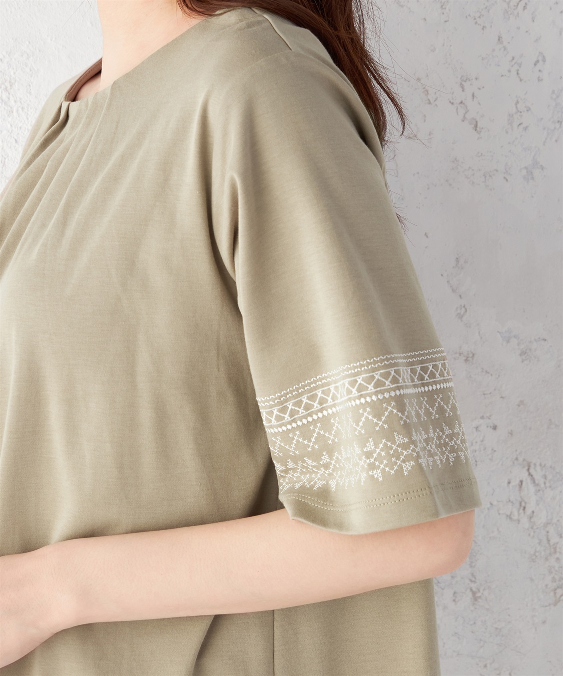 DECOY 【接触冷感】ひやさら刺繍チュニック_sub_5