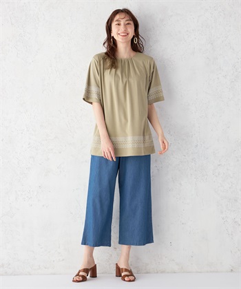 DECOY 【接触冷感】ひやさら刺繍チュニック_subthumb_8