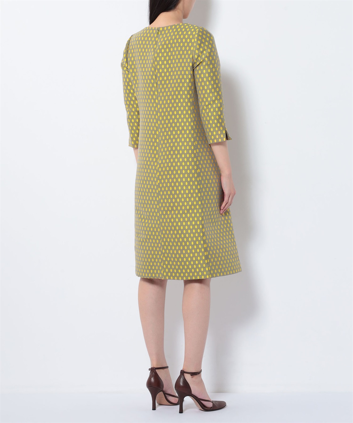 FAMILY SALE】ドット柄ジャカードワンピース 49AV.junko shimada 