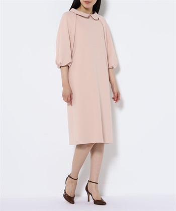 ラウンドカラーボリュームスリーブワンピース 49AV.junko shimada 