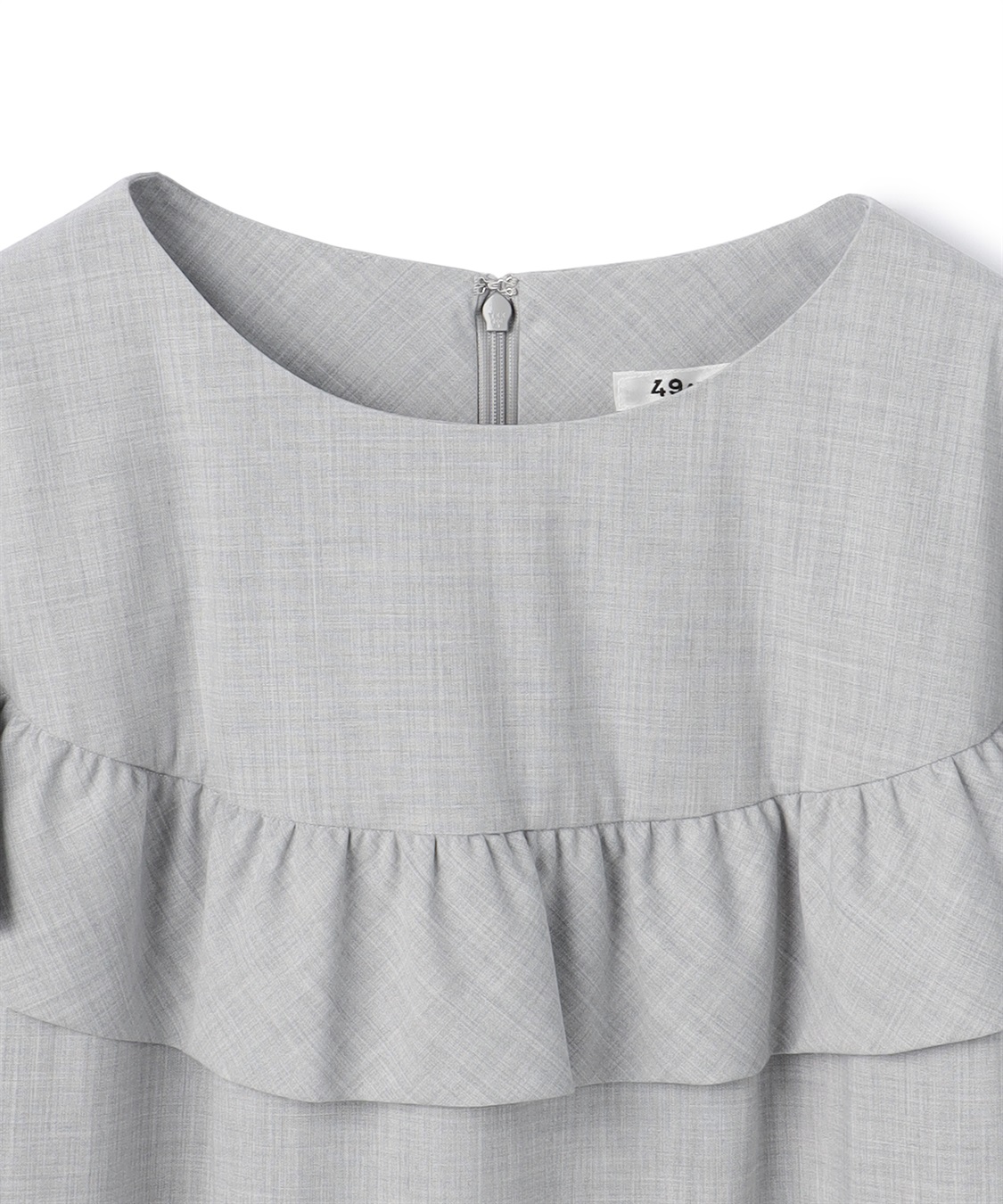 フリル付きワンピース 49AV.junko shimada｜クロスプラス公式通販サイト 