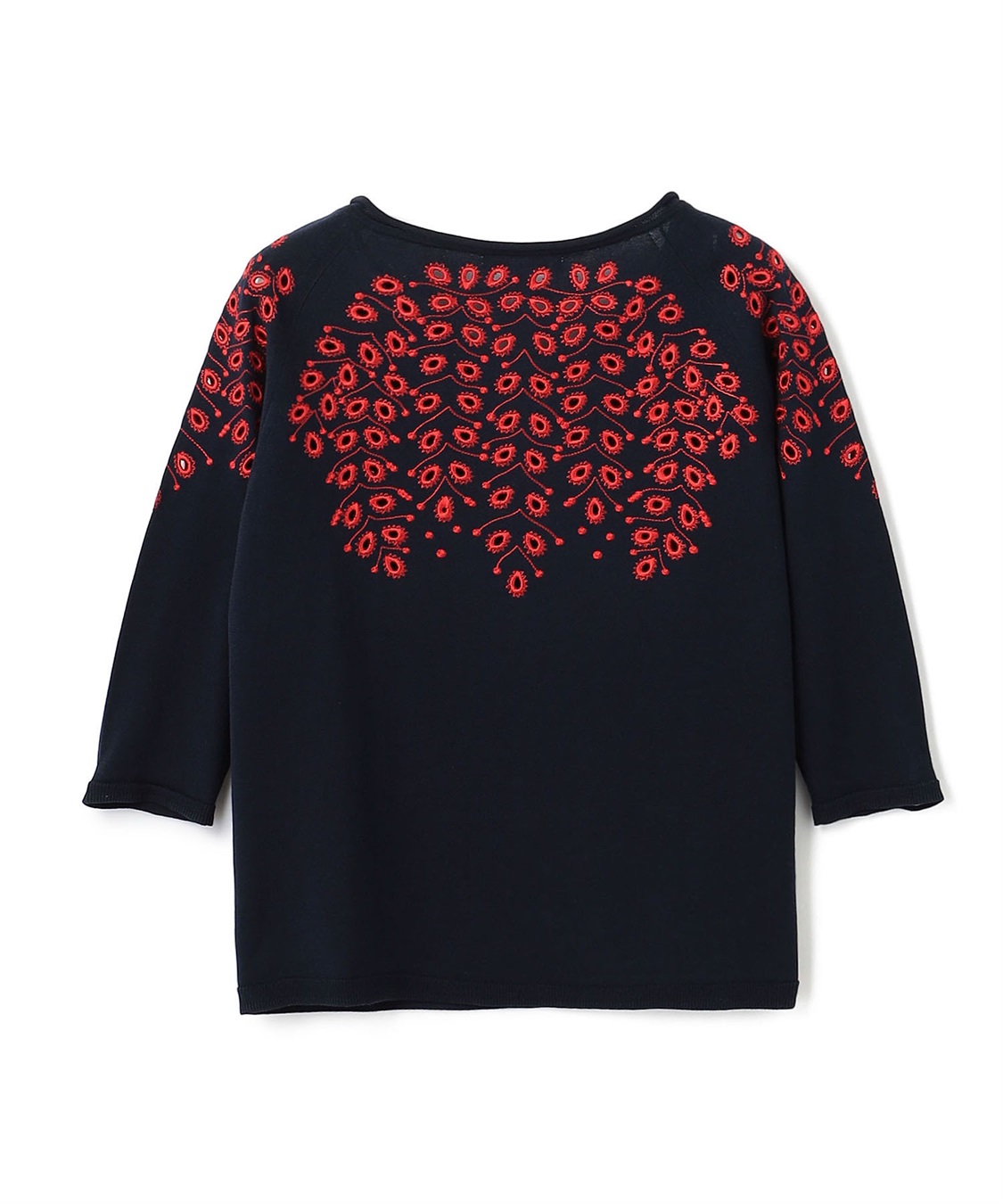 12T432☆ JUNKO SHIMADA 厚手 ダブル ニットジャケット F カットワークデザインニット 49AV JUNKO SHIMADA｜クロスプラス