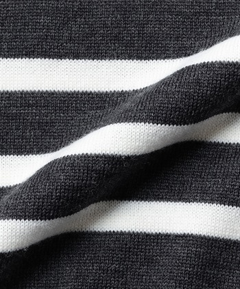 49AV.junko shimada 【WEB限定】パネルボーダー柄ニットプルオーバー_subthumb_8