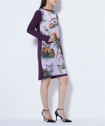 49AV.junko shimada 【WEB限定】キジ＆シャンピニオン柄ニットワンピース_subthumb_1