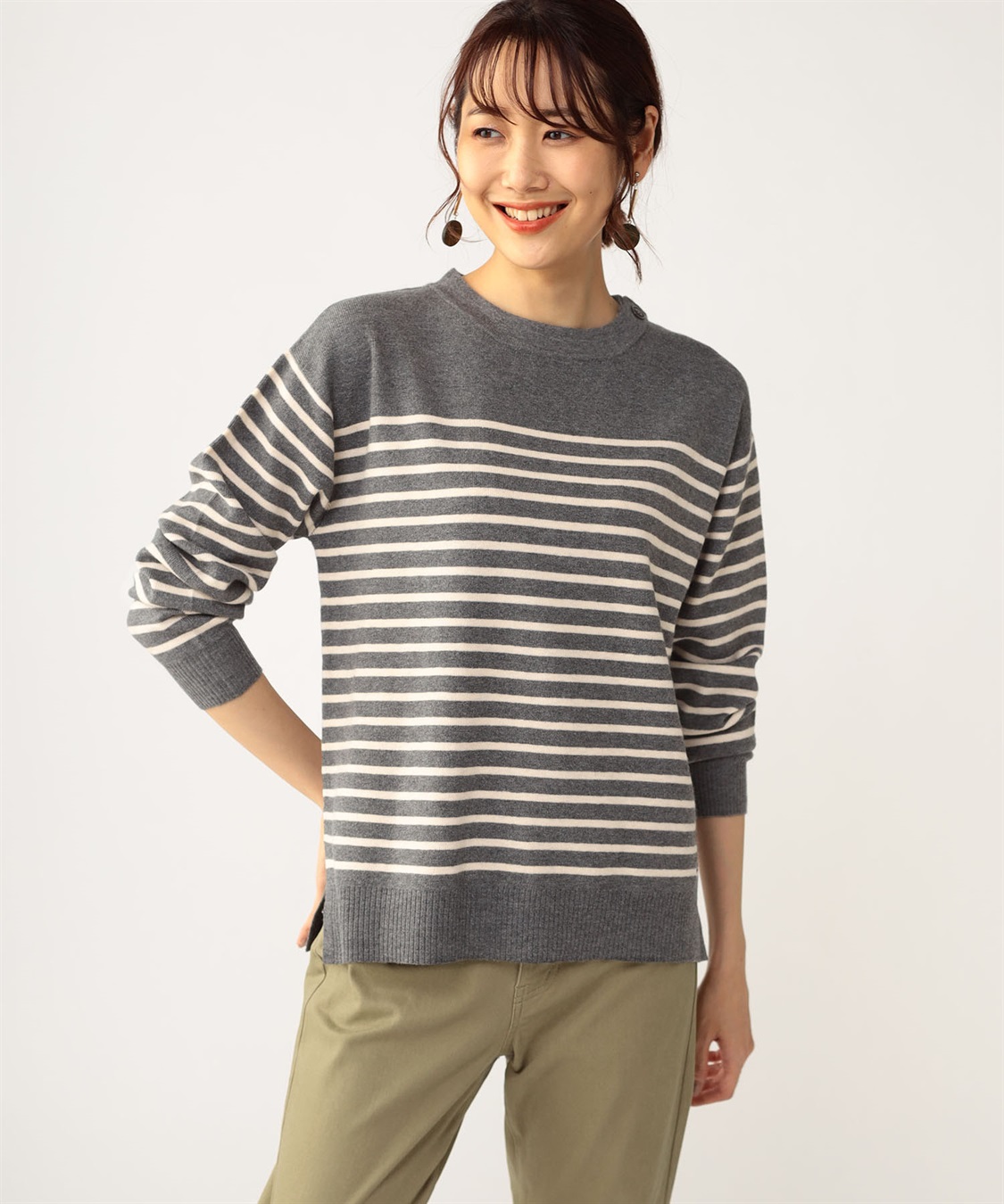 DECOY ミラノリブボーダープルオーバー_sub_1