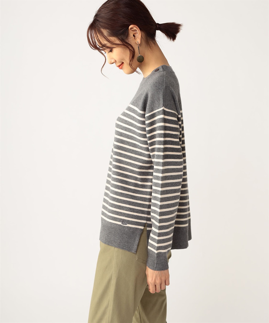 DECOY ミラノリブボーダープルオーバー_sub_2