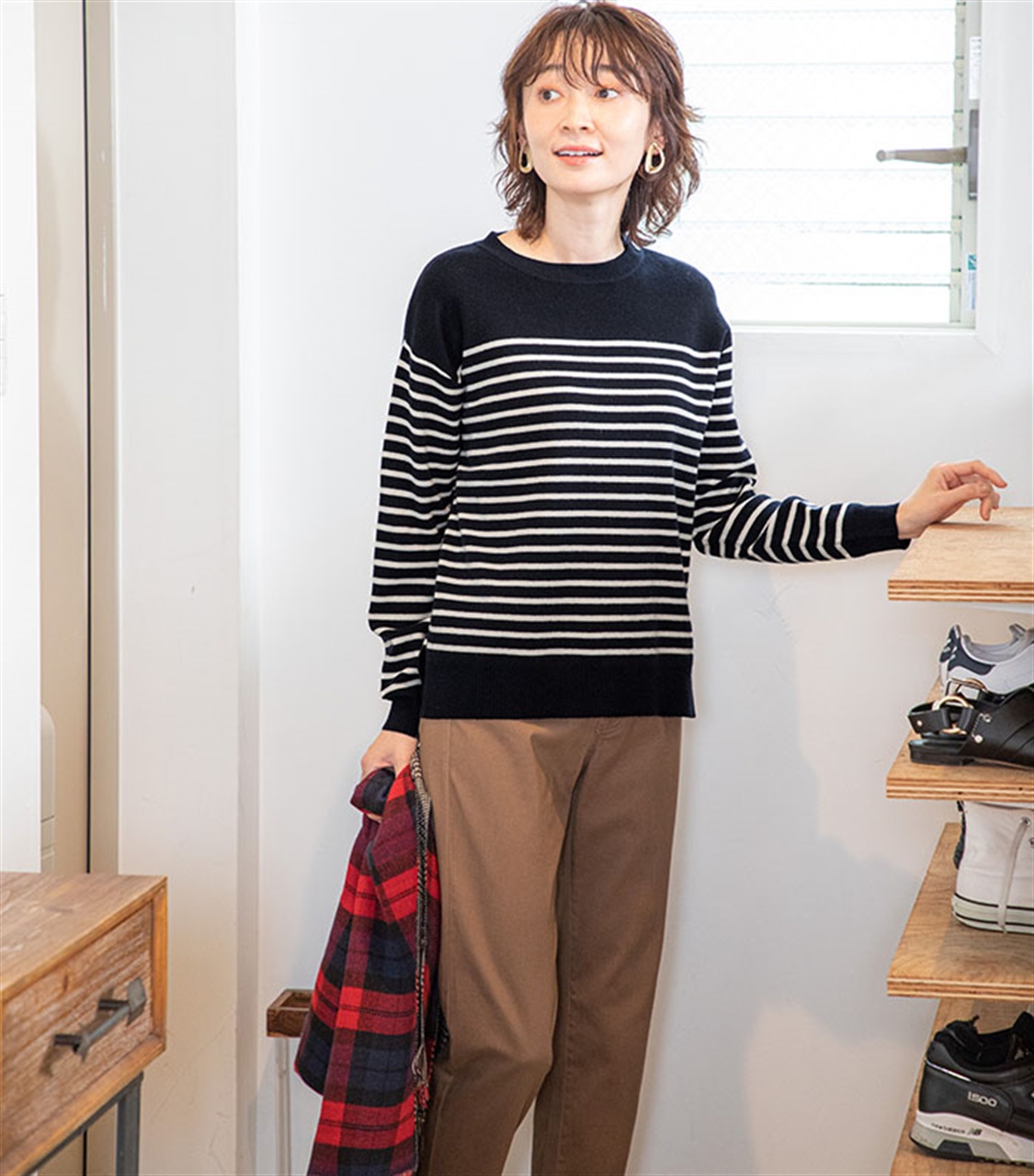 DECOY ミラノリブボーダープルオーバー_sub_13