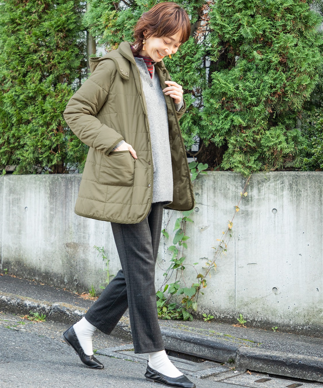 DECOY ハンドウォッシャブルケーブル編みニットチュニック_sub_10