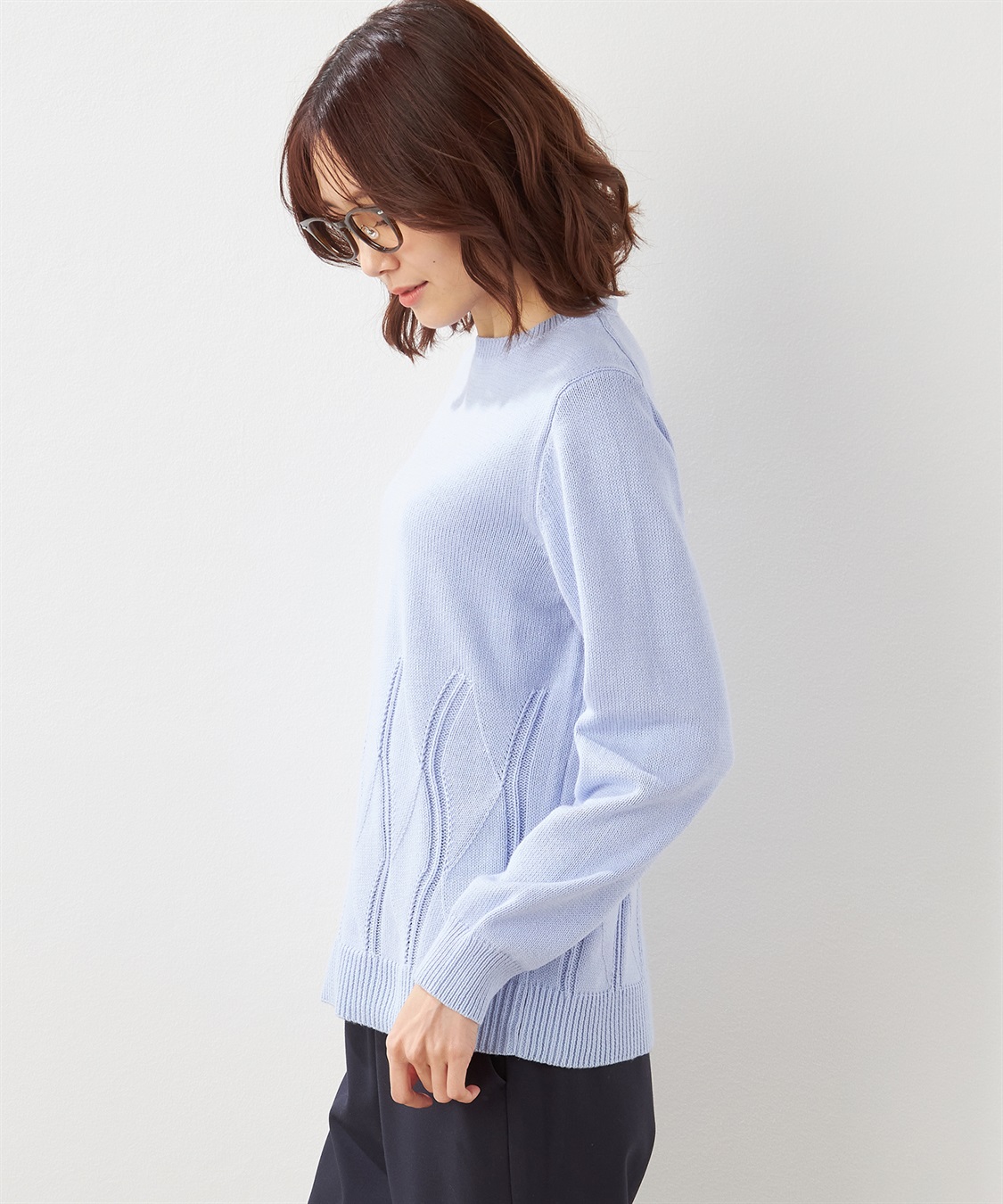 DECOY 透かし編みニットプルオーバー_sub_1