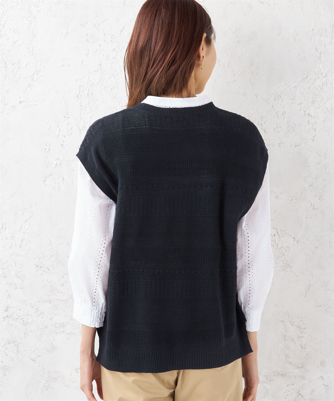 DECOY コットンリネンベスト_sub_2