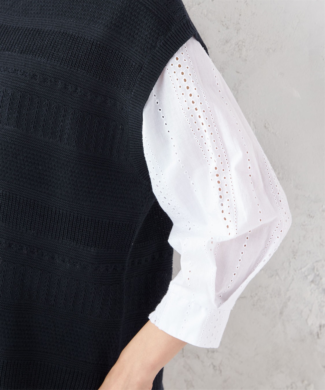 DECOY コットンリネンベスト_sub_4