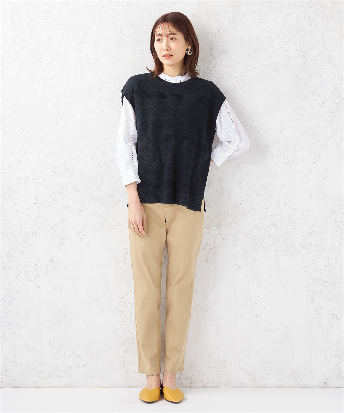 DECOY コットンリネンベスト_sub_7