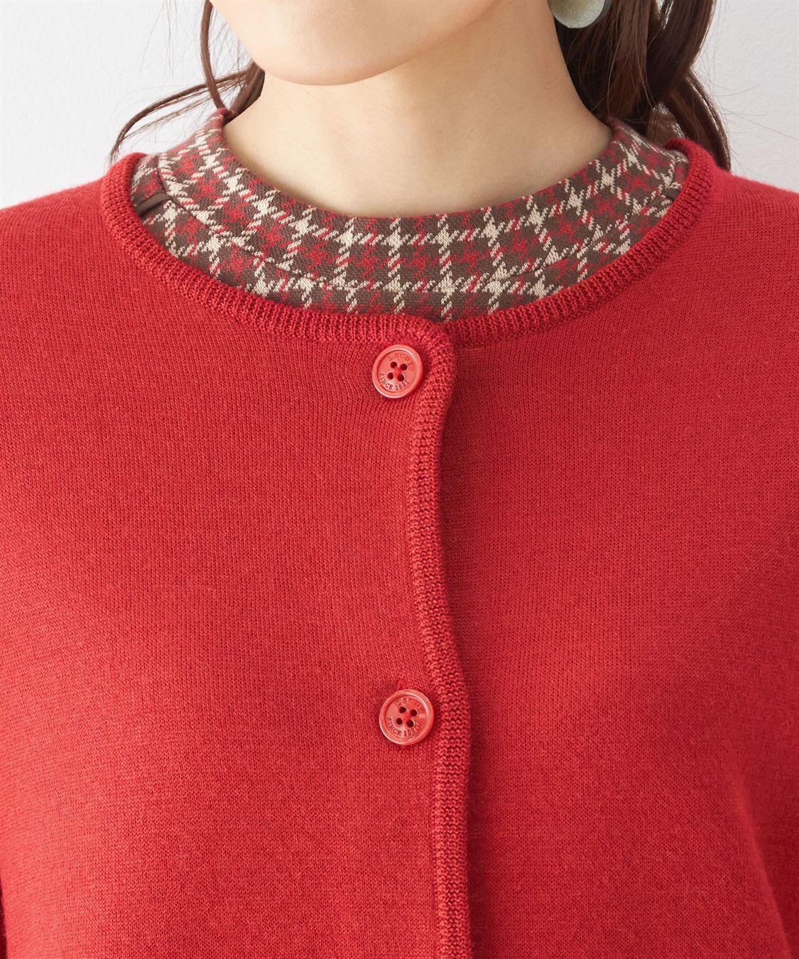 DECOY Wフェイスクルーネックカーディガン_sub_5