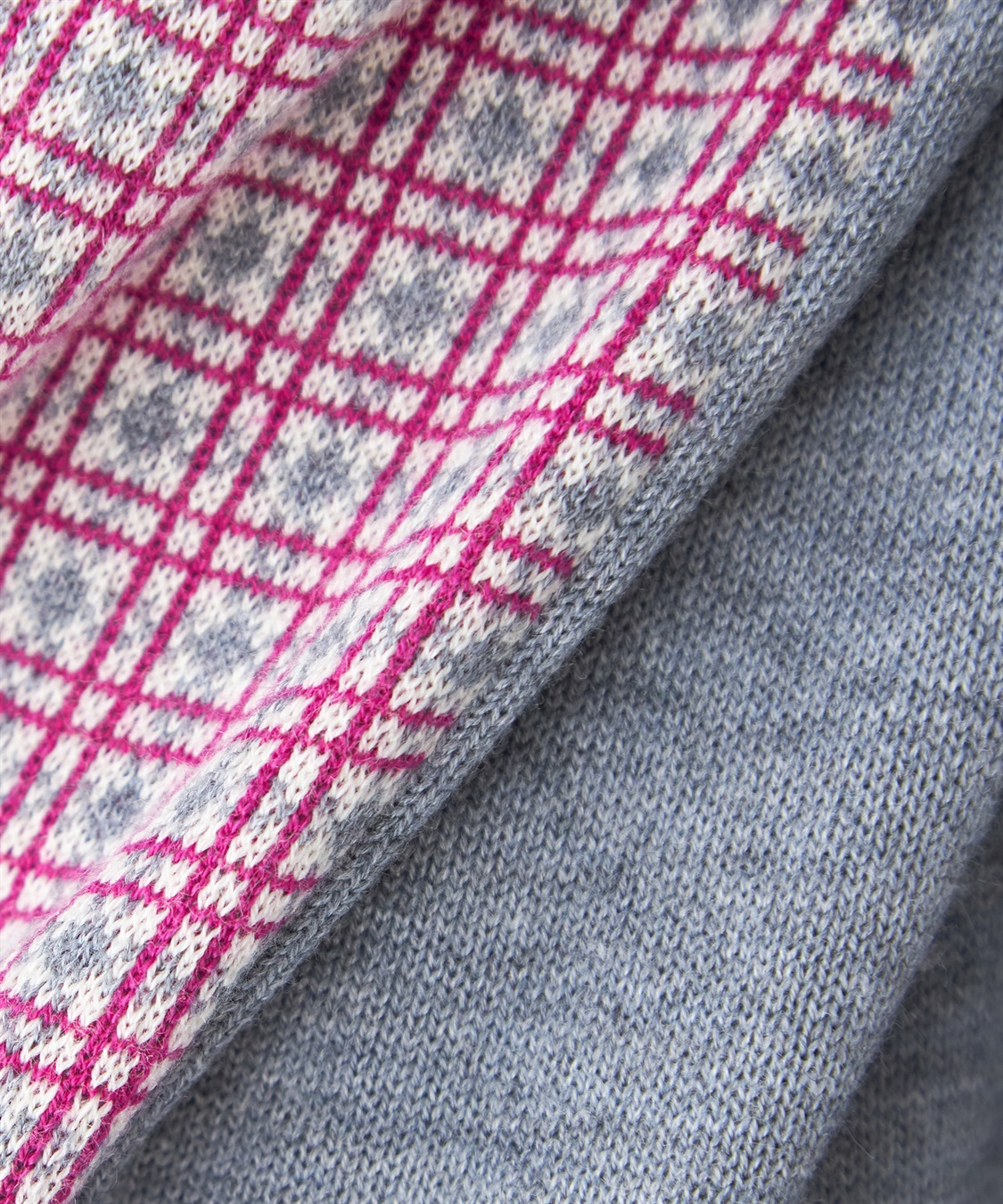 DECOY チェックジャガード配色カーディガン_sub_7