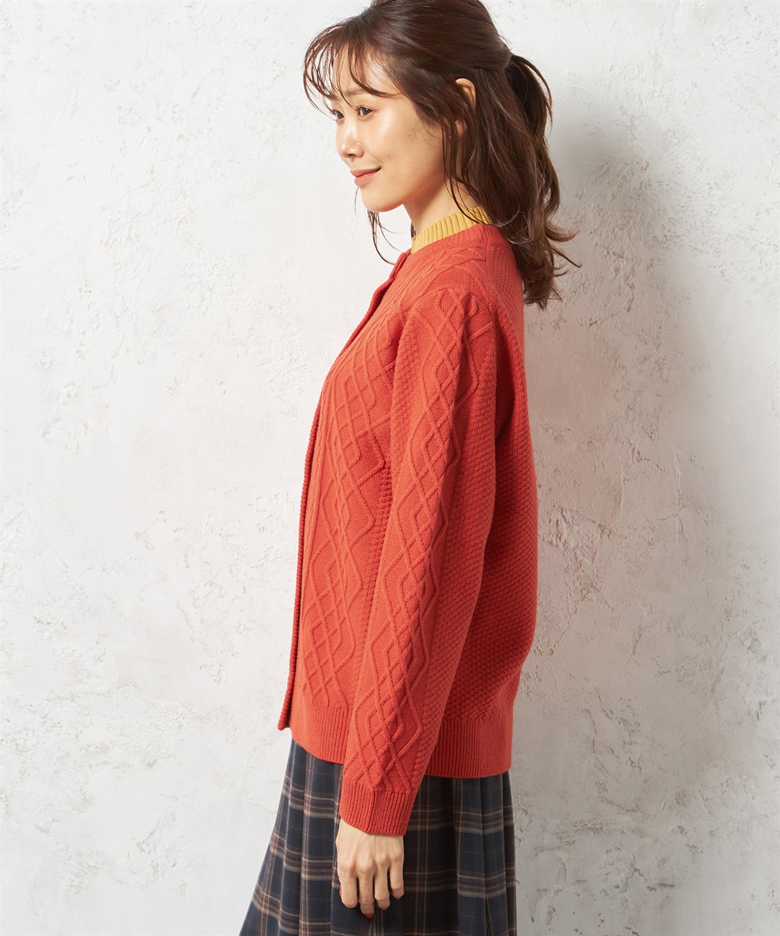 ケーブルニットカーディガン DECOY｜クロスプラス公式通販サイト