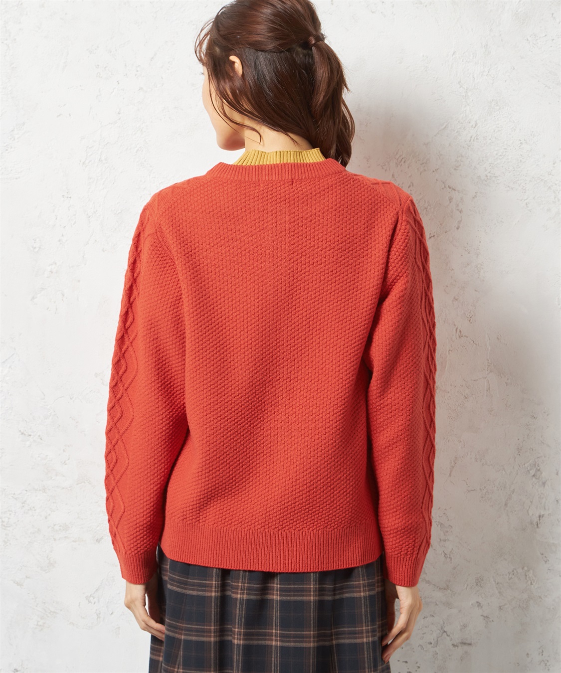 DECOY ケーブルニットカーディガン_sub_2