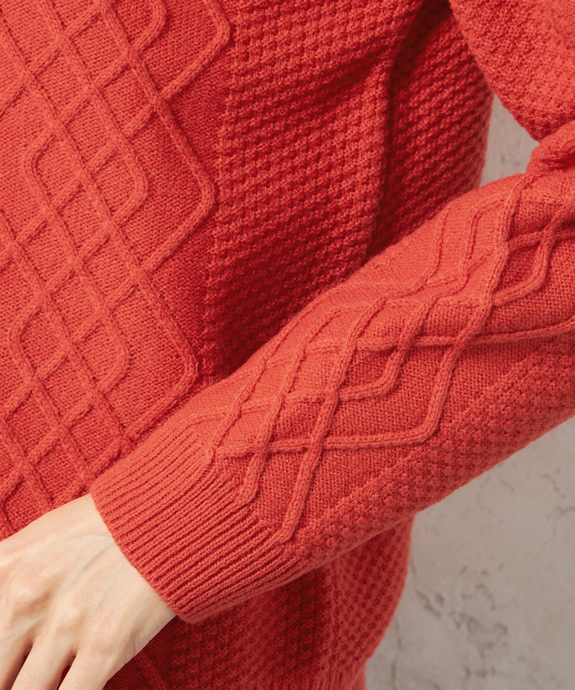 DECOY ケーブルニットカーディガン_sub_5