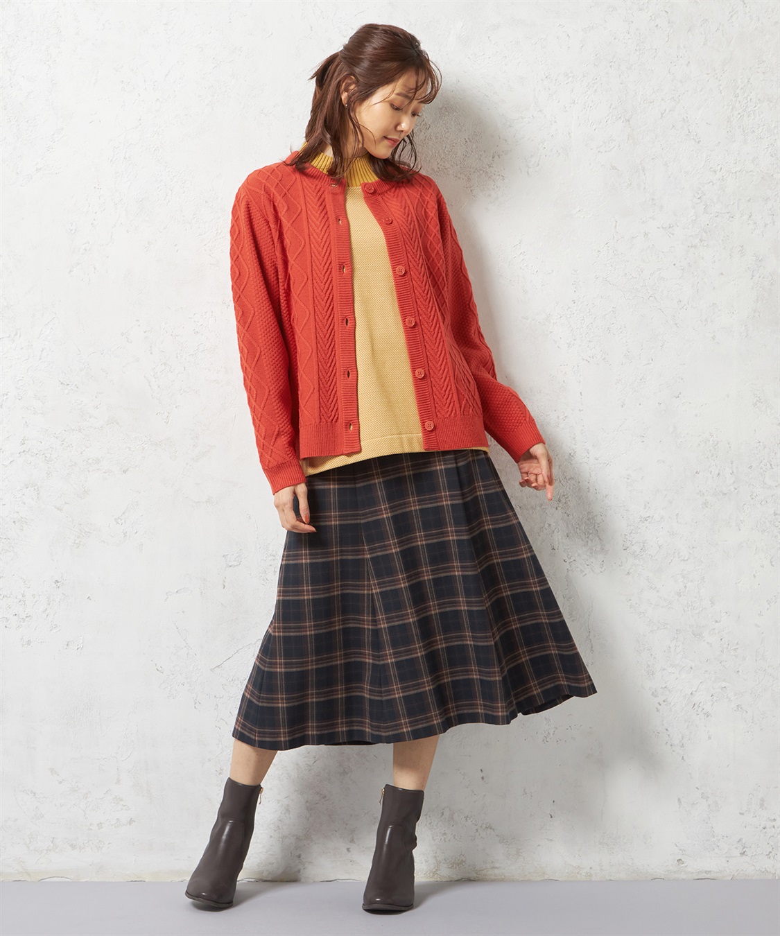 DECOY ケーブルニットカーディガン_sub_8