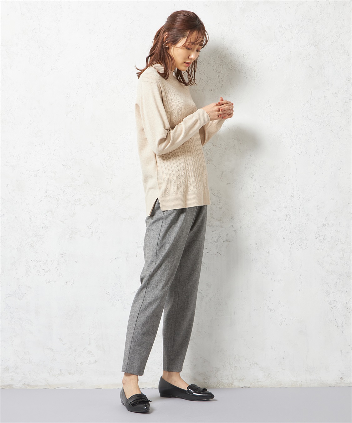 DECOY ハイネックケーブルニットプルオーバー_sub_7