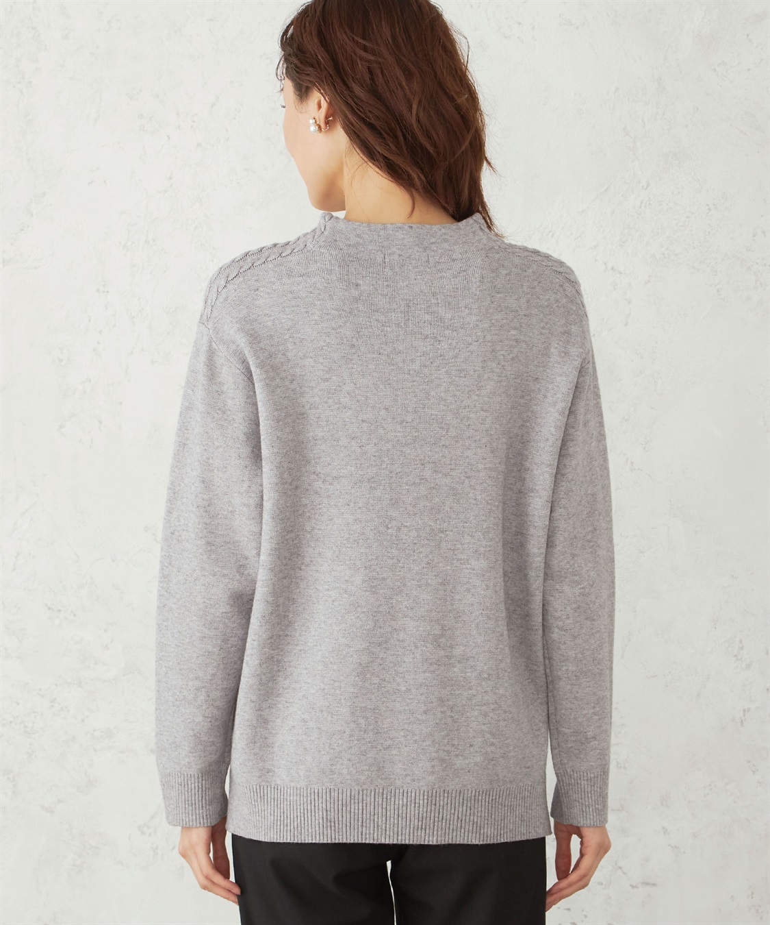 DECOY スウェットライクニットプルオーバー_sub_2