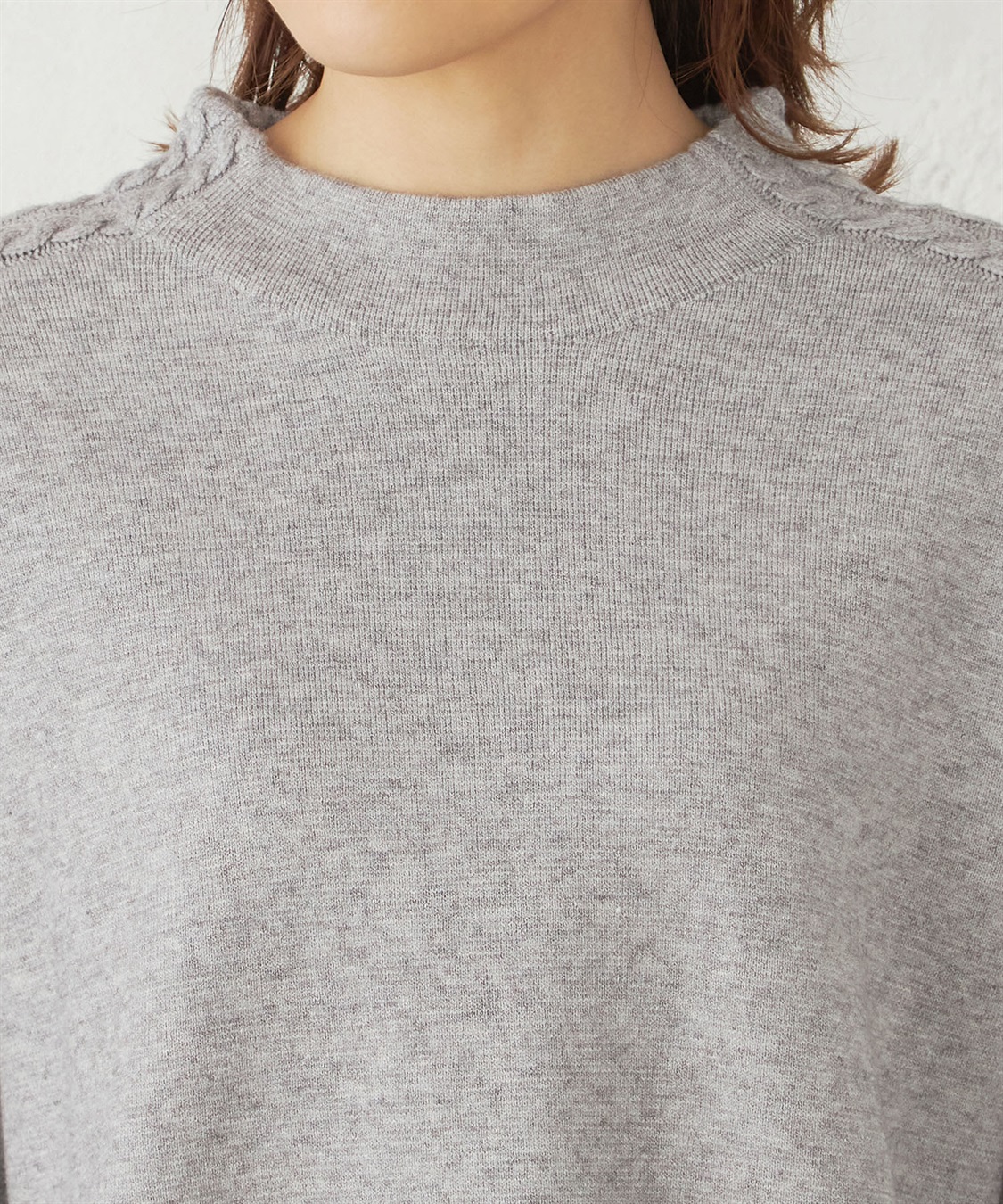 DECOY スウェットライクニットプルオーバー_sub_3