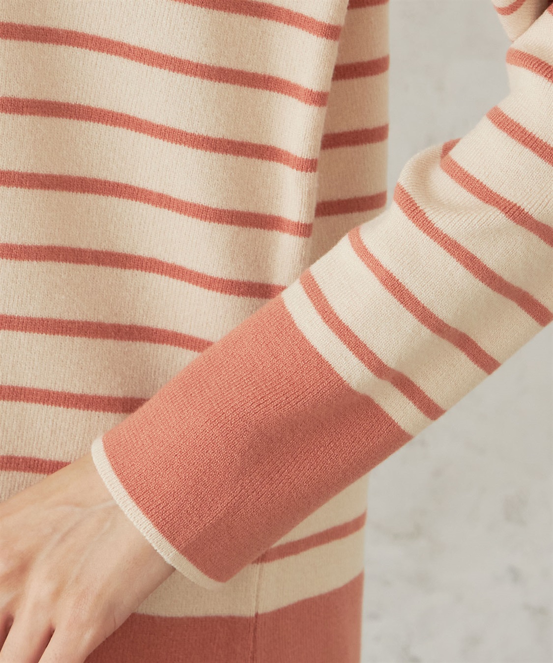 DECOY パネルボーダーニットプルオーバー_sub_4