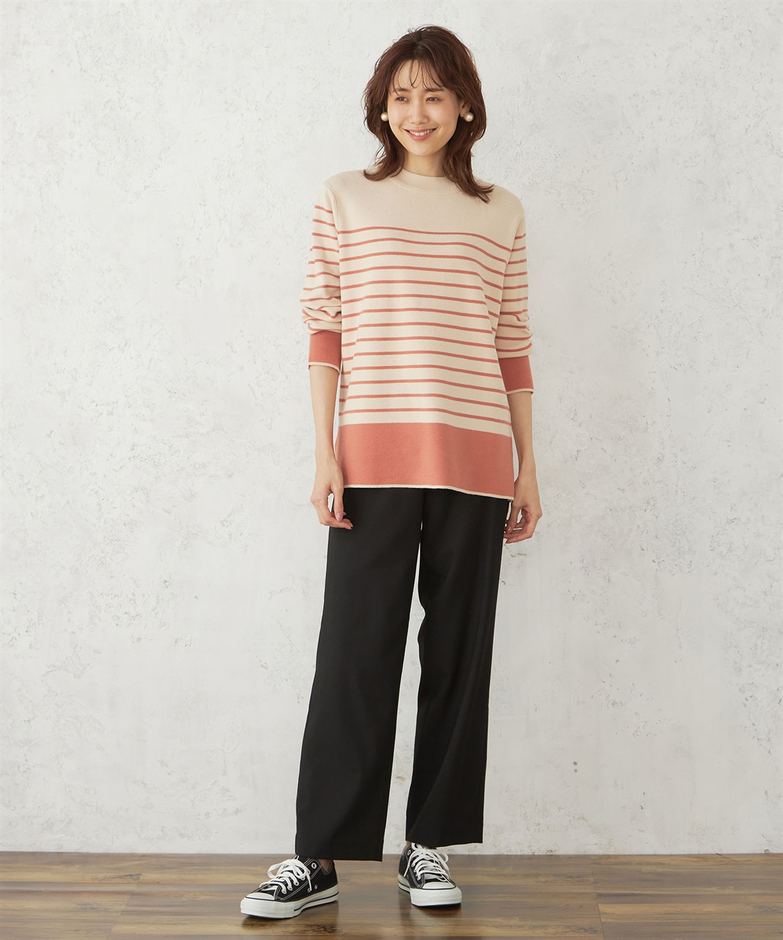 DECOY パネルボーダーニットプルオーバー_sub_7