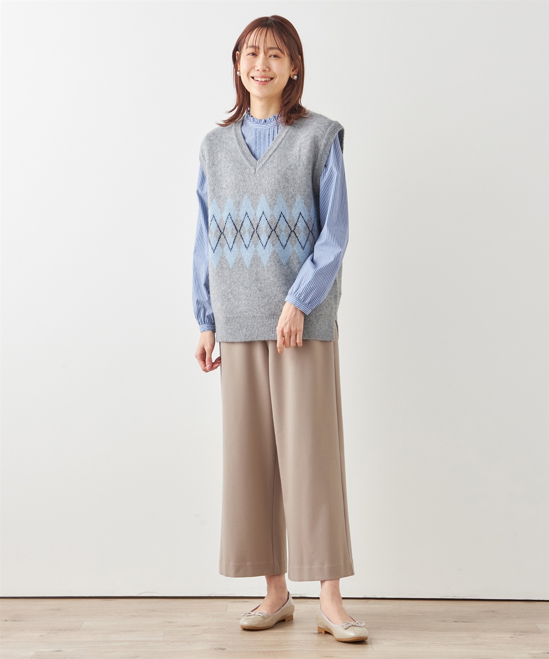 DECOY アーガイルベスト_sub_1