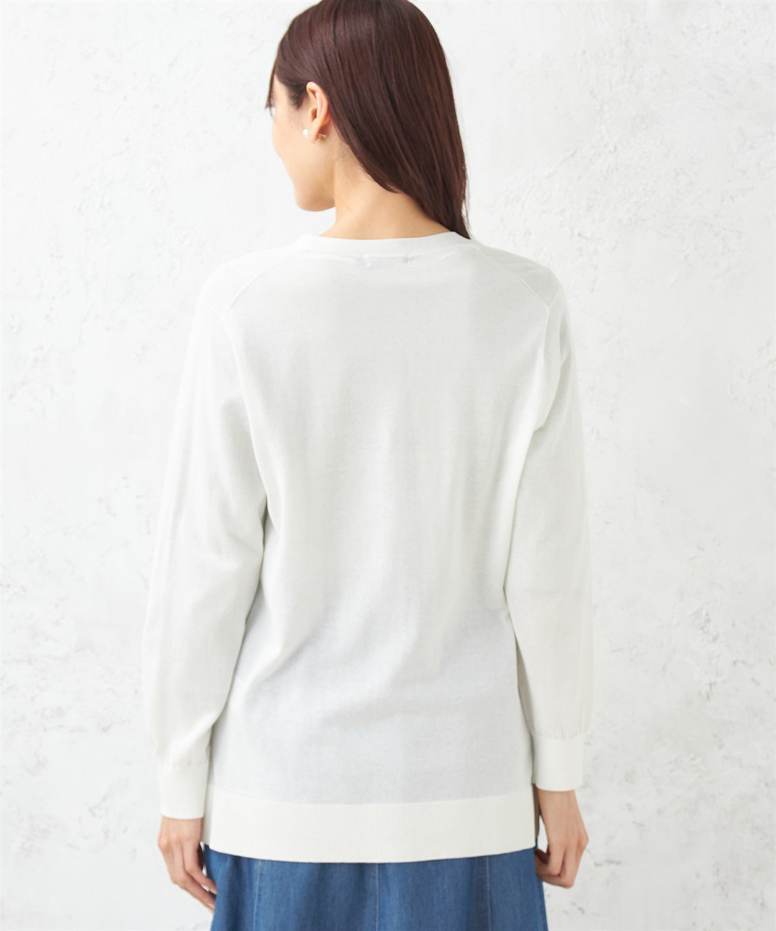 DECOY Vネックニットカーディガン_sub_2