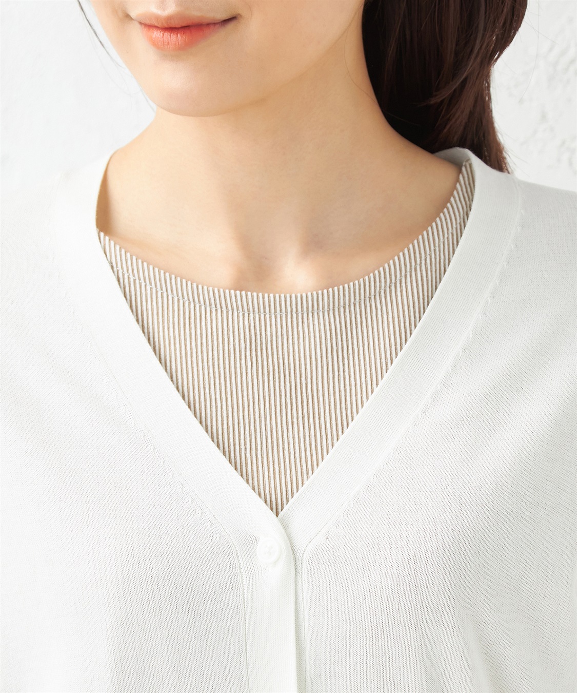 DECOY Vネックニットカーディガン_sub_4